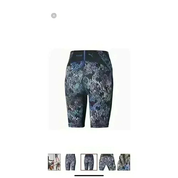 NWT Koche' x Puma Collab Legion Blue Paisley
Mesh Biker Shorts Size M - Picture 3 of 6